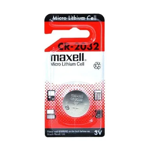 Pile Bouton Cr Lithuim CR2032 1PC Blister Maxell