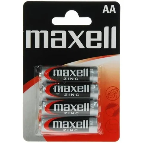 Pile Saline AA R6 4PK Maxell Blister