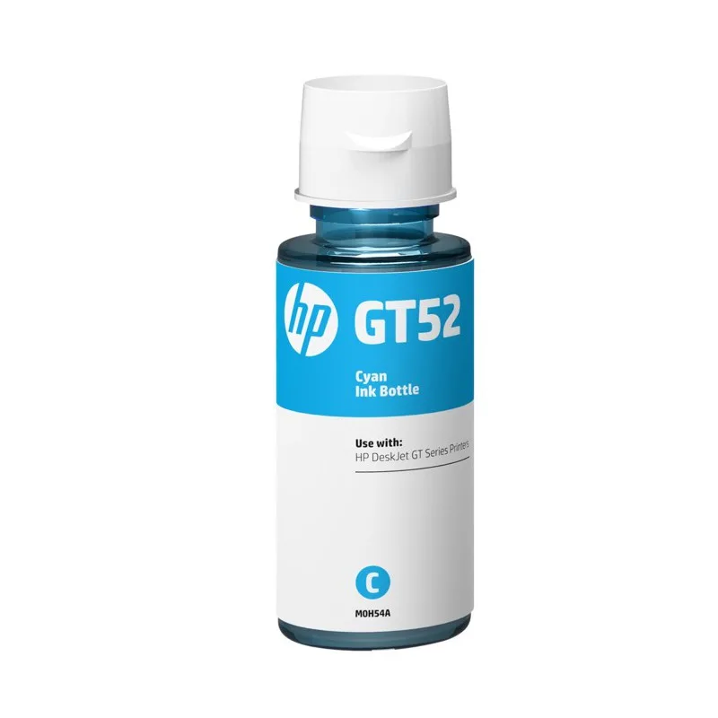 Bouteille D'encre HP GT52 Cyan Originale