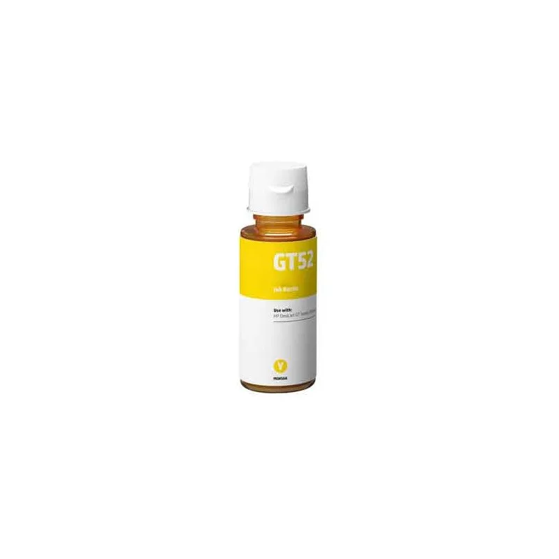 Bouteille D'encre HP GT52 Jaune Originale