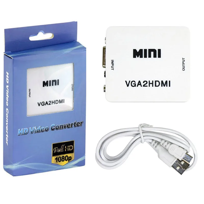 Adaptateur HDMI To Vga With Jack