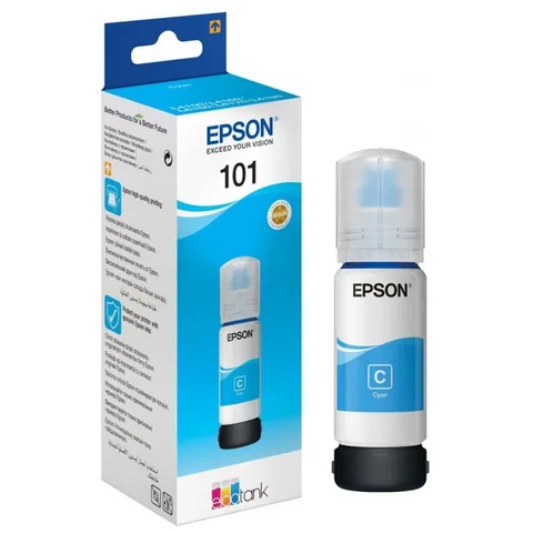 Bouteille D'encre Epson 101 Cyan Originale