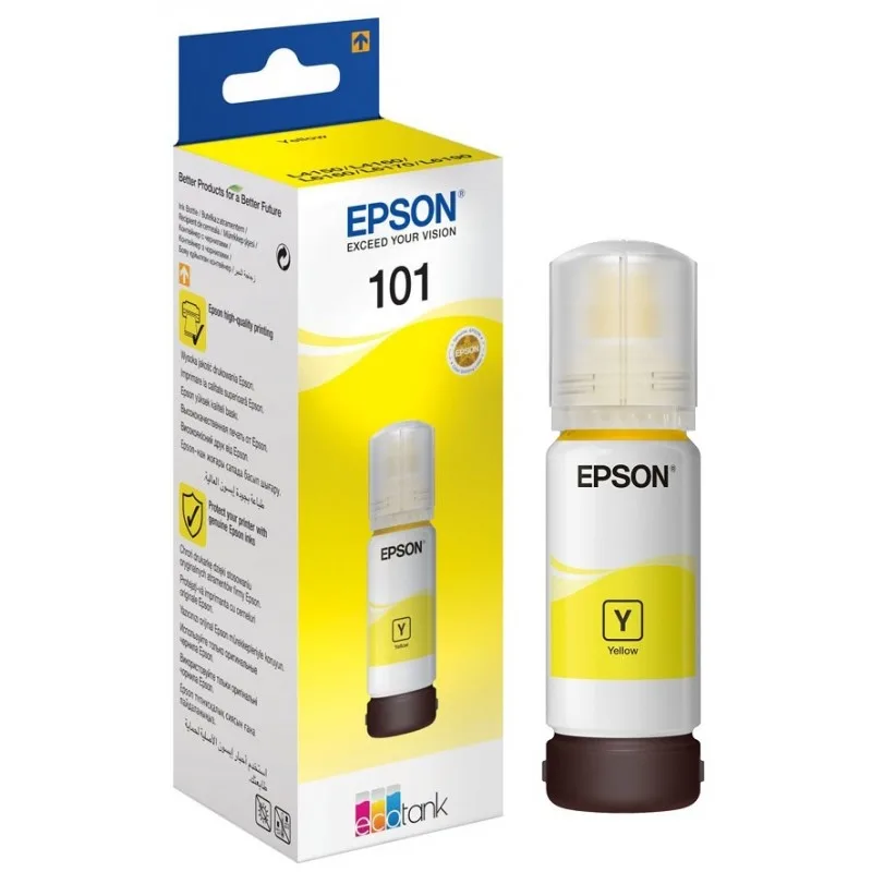 Bouteille D'encre Epson 101 Jaune Originale