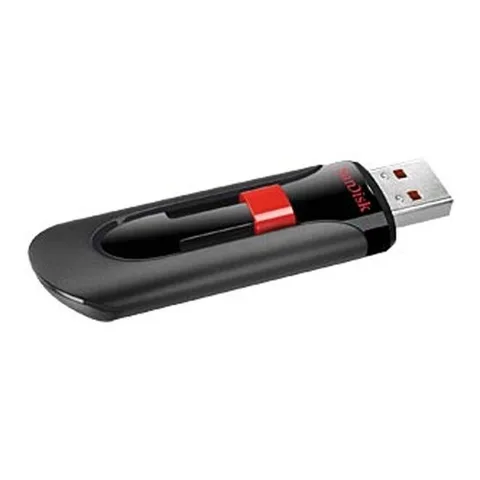 Cle USB Sandisk Cruzer Blade 128Go - Noir&rouge