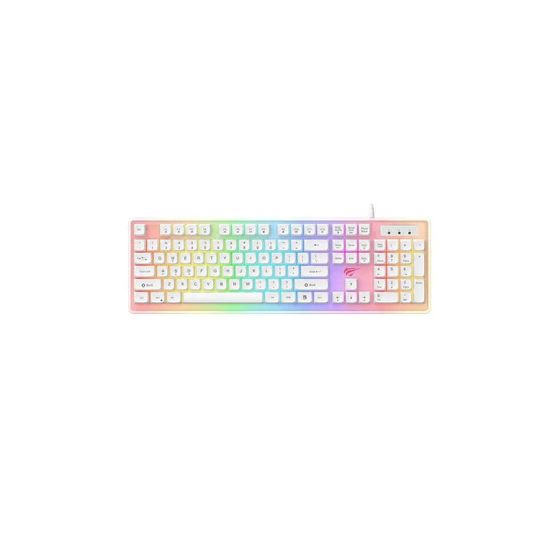 Havit Clavier Gamer Mecanique RGB Blanc KB903L