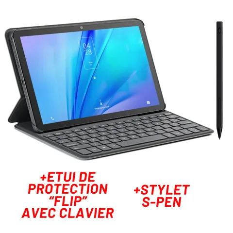 Tablette TCL Tab 10 GEN2 SS4G 4/64 Space Gray+case Keyboardb+pen