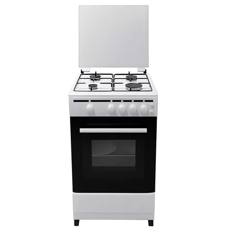 Sotacer Cuisiniere à Gaz 4 Feux 50CM Blanc SF504WI Garantie 2ans