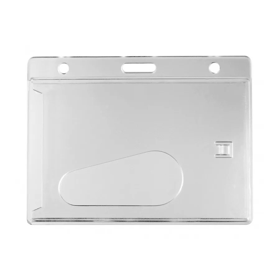 Badge Transparent Rigide 1FACE Horizontal