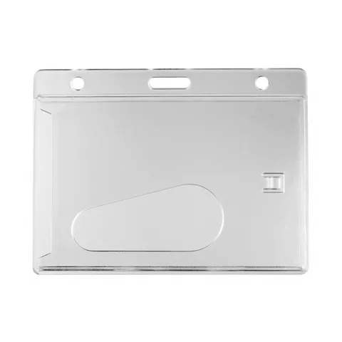 Badge Transparent Rigide 1FACE Horizontal