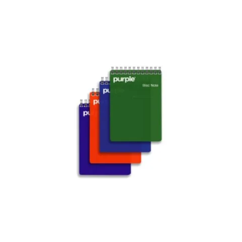 Bloc Note Wiro 160 Pages A6 Pastel Ass Purple