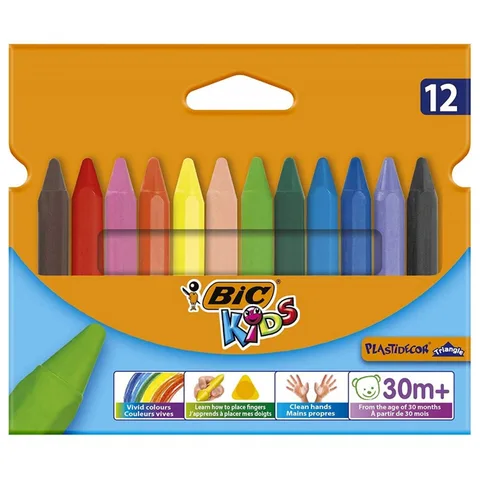 Boite de 24 Crayons de Cire Peanut Pastel Ref CR200200/Y-PLUS+