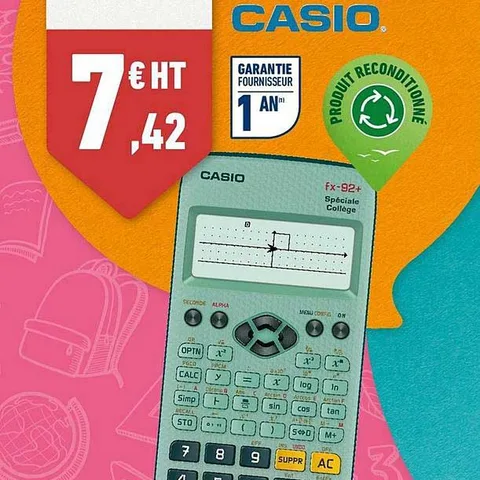 Calc Scolaire FX92 Speciale Colleg – Casio