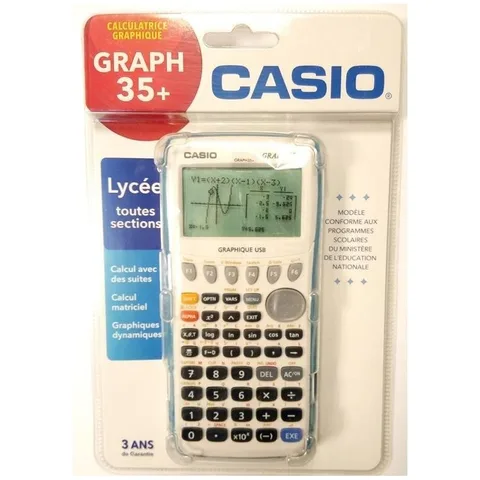 Calc Scolaire Graph 35+ E Version Examen – Casio
