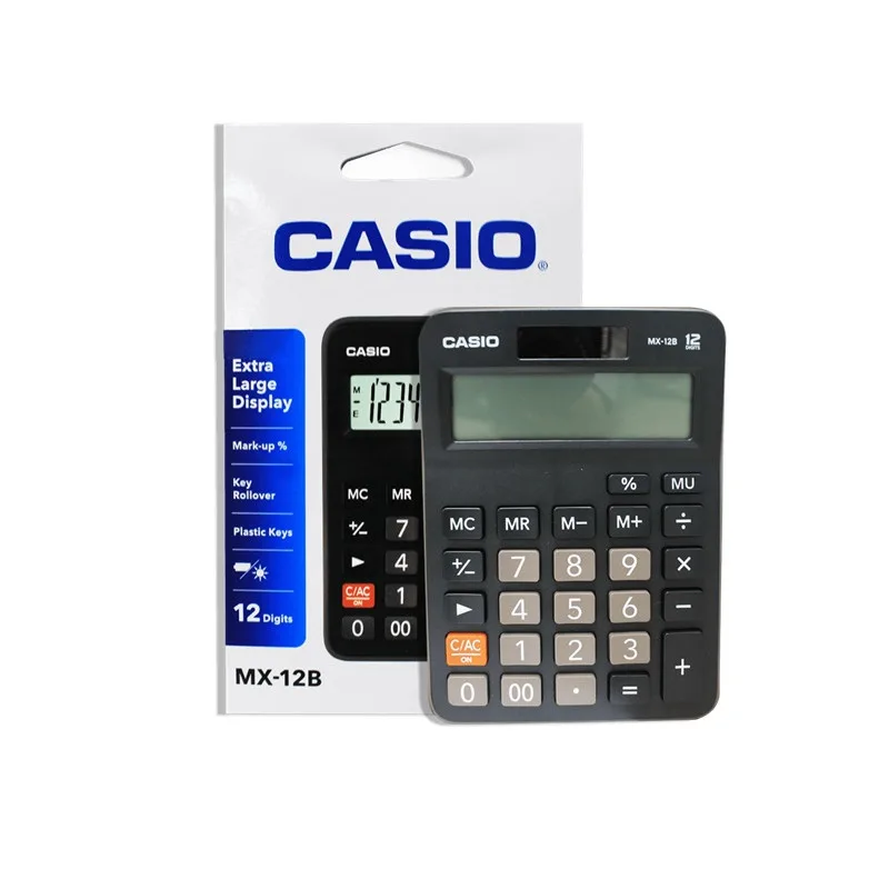CALCULATRICE 12 CHIFRFRES AV GRAND AFFICHAGE CASIO
