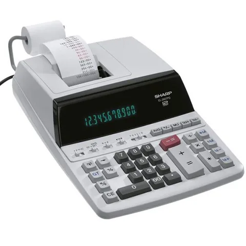 Calculatrice à Ruban Affichante EL-2607V – Sharp