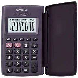 Calculatrice Simple 8 Chiffres Av étui HL-820LV-WE