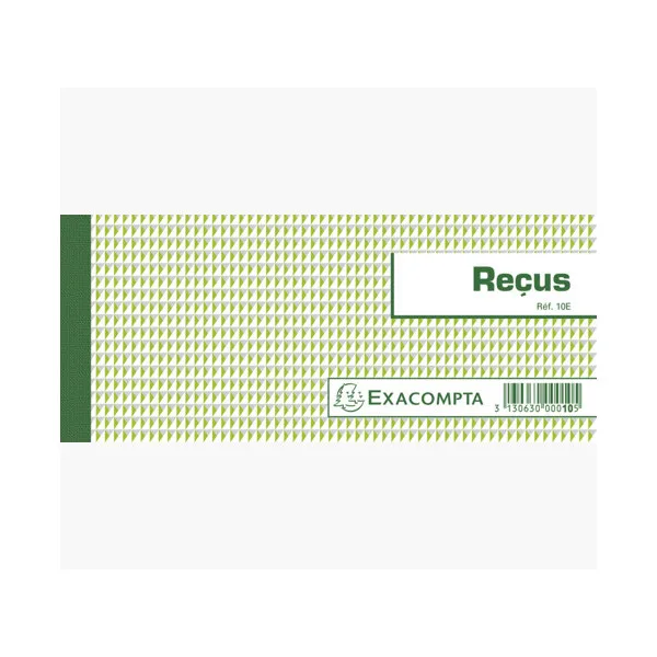 Carnet de Recus 50 Feuilles