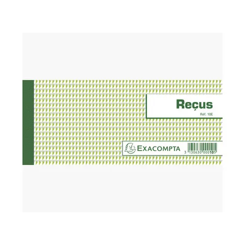 Carnet de Recus 50 Feuilles