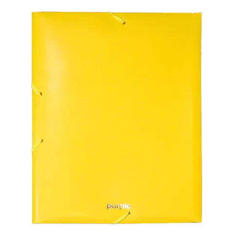 Chemise 3 rabats PP Essential 24×32 cm bleue