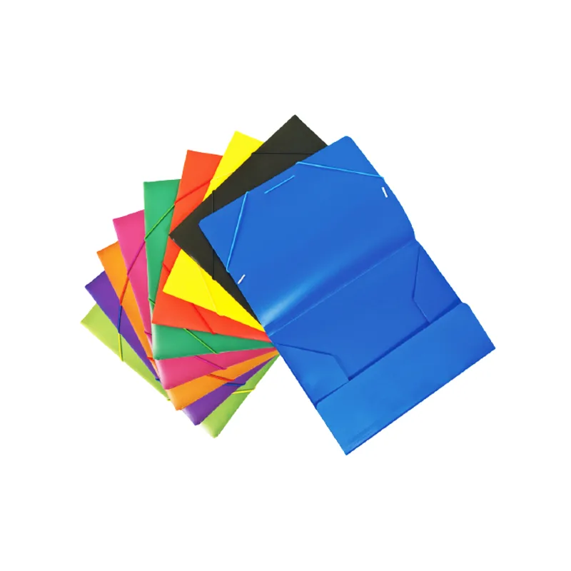 Chemise 3 rabats à élastique PP Evidence 24×32 cm coloris assortis