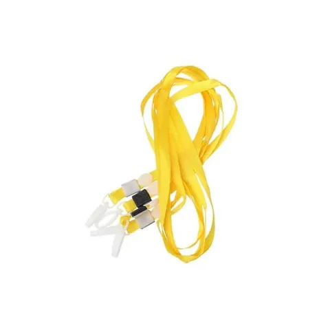 Cordon Badge Satin à Pince Plastique 15MM/85CM