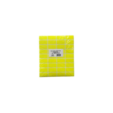 Etiquette 10*20 Fluo Poch