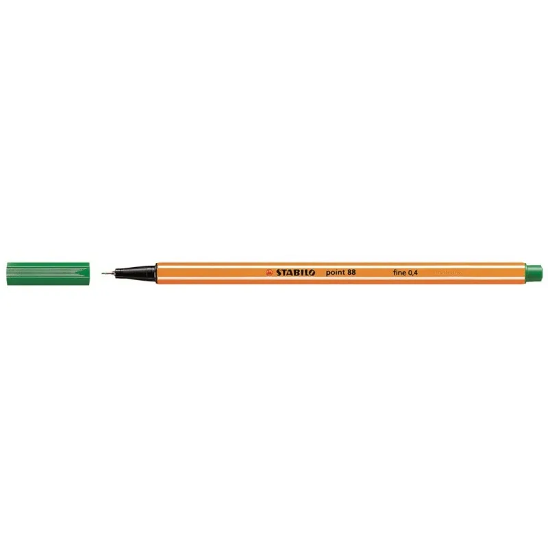 Feutre Fin Point 88 Vert 0,4 mm – Stabilo