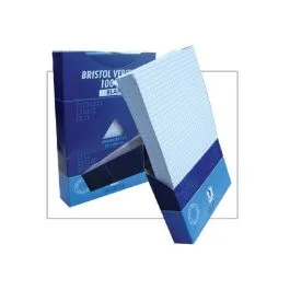 Fiche Bristol Pm 100 Feuilles Blanc Purple