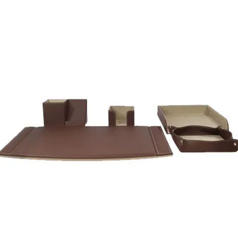 Garniture de Bureau Marron Scribe Prestige