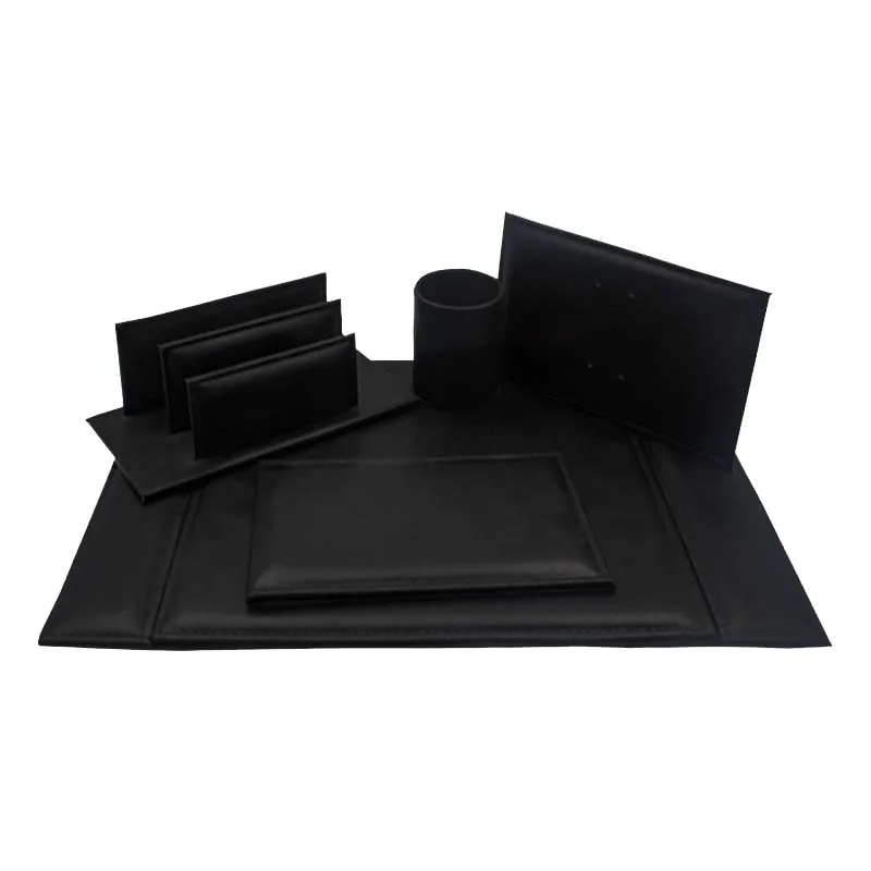Garniture de Bureau Noir Scribe Prestige