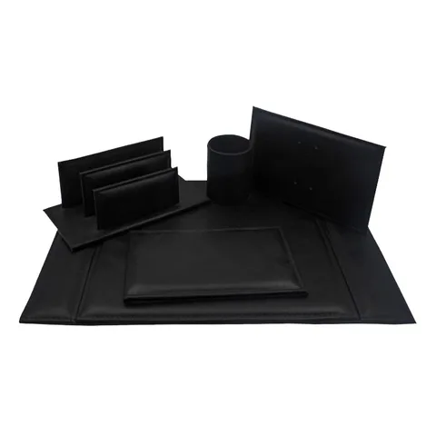 Garniture de Bureau Noir Scribe Prestige