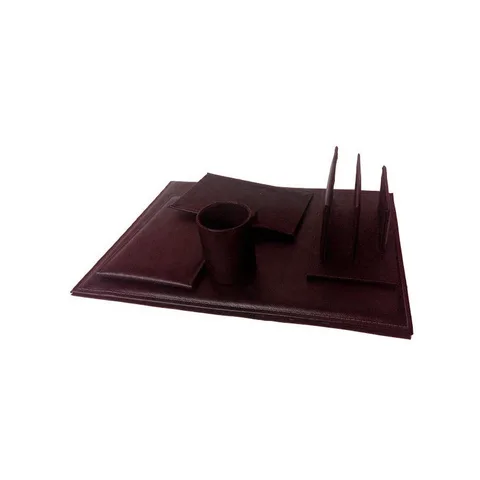Garniture de Bureau Rouge Scribe