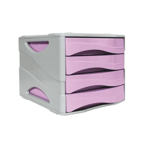 Bloc 4 Tiroir Lilas Pastel 1000MP-36