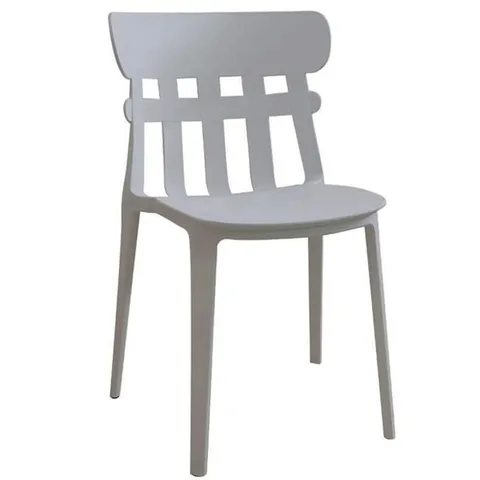 Chaise Laquee Hetre et Gris