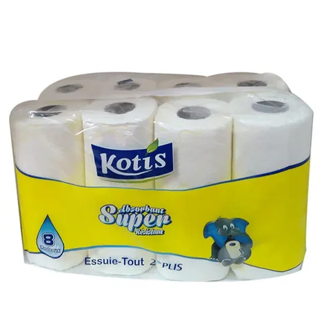 Papier Hygienique 12RX Blanc Kotis
