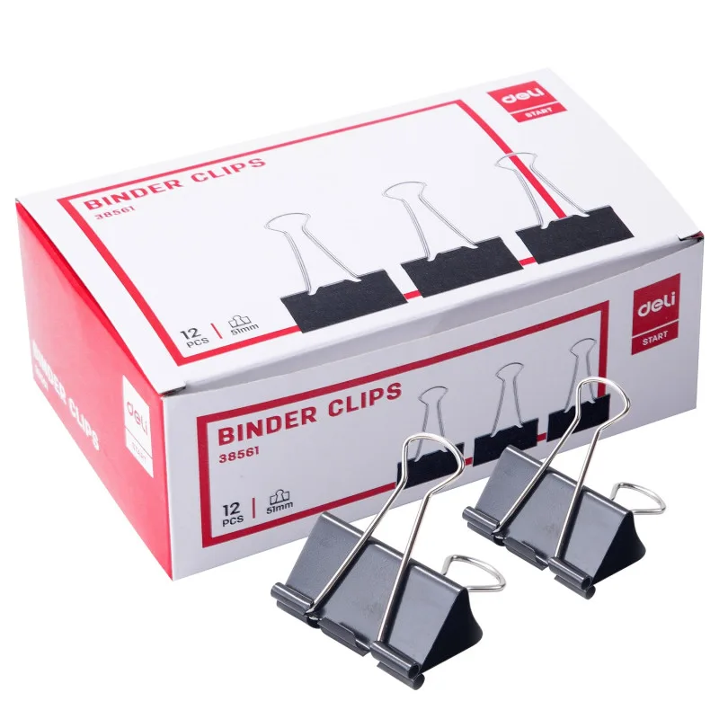 Binder Clips 32MM E38563 Pq 12 – Deli