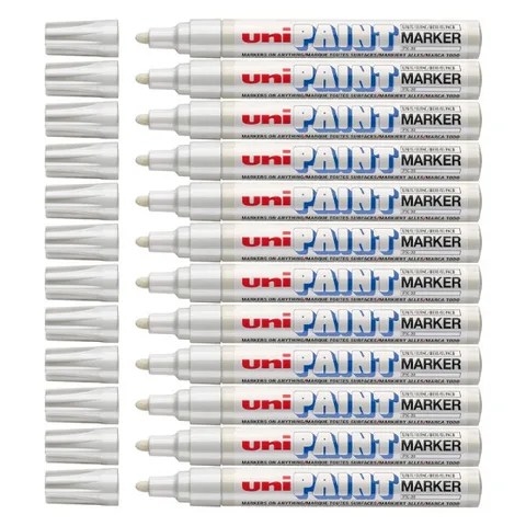Marq Perm Paint Px Blanc Pte Ogive Uni Ball