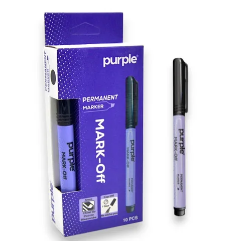 Marqueur Permanent Mark-off Bleu Purple