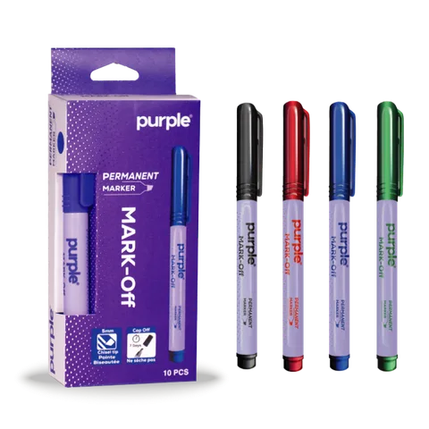Marqueur Permanent Mark-off Noir Purple