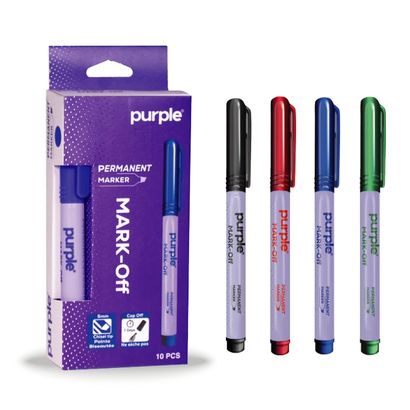 Marqueur Permanent Mark-off Rouge Purple