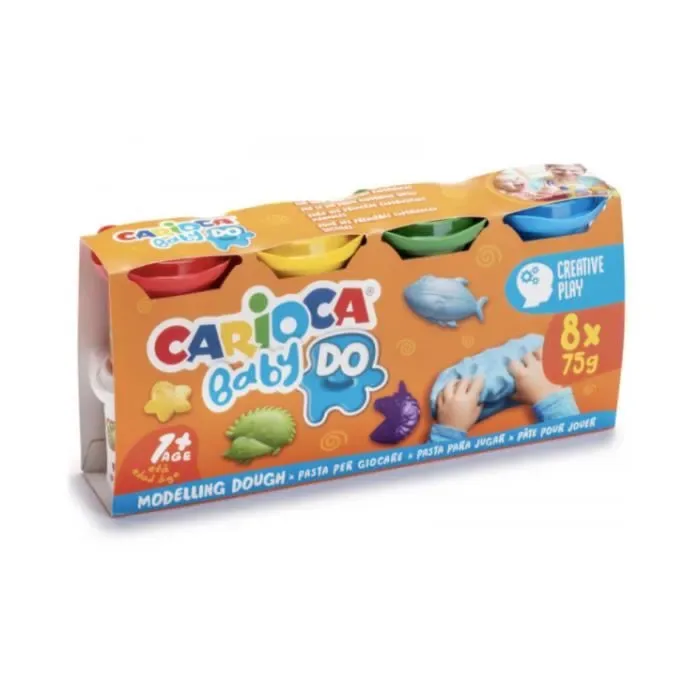 Pate à Modeler pour Baby 8 Pots de 75G