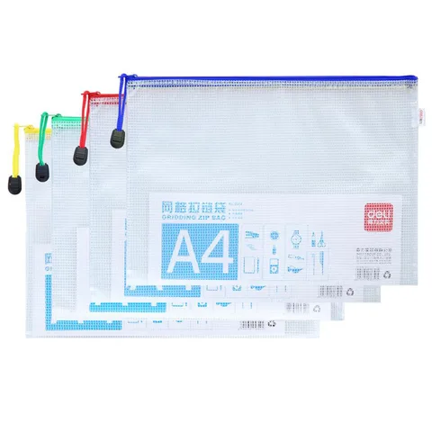 Pochette Zip A4 Colorprotect Assortis