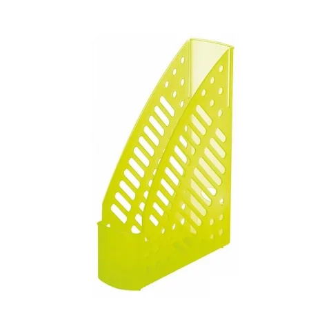 Porte Revue Ajoure Transp Cristal Jaune Fluo 150T20