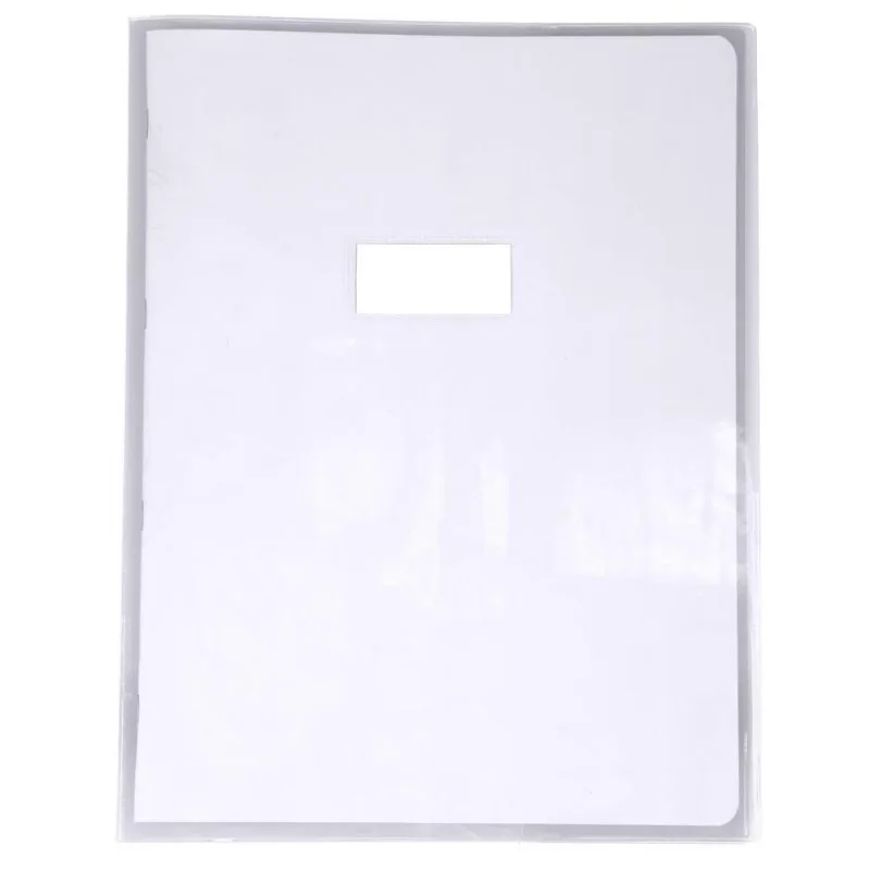 Protège-cahier Cristal 24×32 cm — Incolore