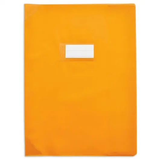 Protège-cahier Cristal grand modèle — Orange