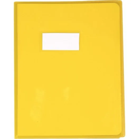 Protège-cahier Cristal grand modèle — Rouge
