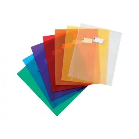 Protège-cahier Cristal petit modèle — Orange