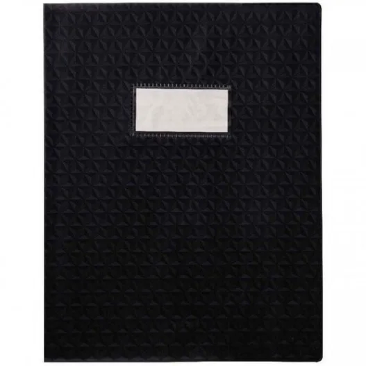 Protège-cahier Lino grand modèle — Noir