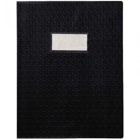 Protège-cahier Lino petit modèle — Noir