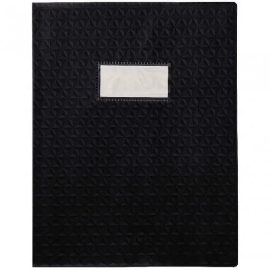 Protège-cahier Lino petit modèle — Noir